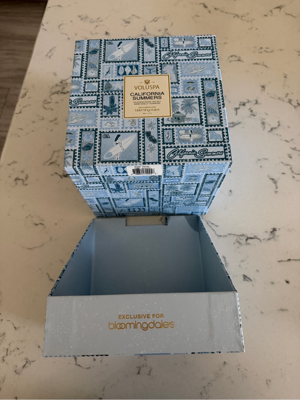 Voluspa California Summers Classic Candle BOX ONLY EMPTY